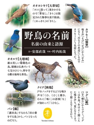 cover image of ヤマケイ文庫　野鳥の名前 名前の由来と語源